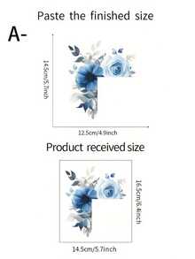 1/3pcs Watercolor Floral And Butterfly Pattern Light Switch Stickers, Removable Self-Adhesive Waterproof Wall Stickers, Suitable For Living Room, Bedroom, And Light Switch Decoration. - Switch Sticker - View 15
