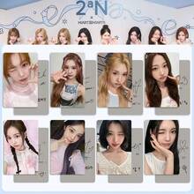 Hearts2Hearts Idol Photo Card Set, Popular Group Support Cards, Classic K-POP Collectible Cards, Holiday Gift, New Collectible Greeting Cards, Card Display Collection - Multicolor - View 6
