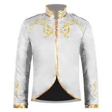 Men Cosplay Clothing - Royal Prince Suit - Yellow - View 12