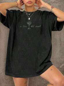 [Entrega Local]Playera Para Mujer A Tini Bit Irish, Camiseta del Día de San Patricio, Linda Camiseta del Día de San Patricio, Y2K, Camiseta Estética, Lindo Atuendo de los 90, Camiseta con Trébol - Negro - Ver 1