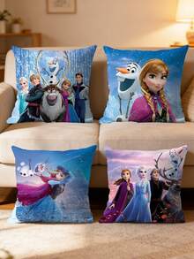 Disney 冰雪奇缘主题枕套，阿伦黛尔风格抱枕套，适合粉丝装饰和收藏。每款设计都捕捉了阿伦黛尔的魔力，柔软舒适的面料让这些枕套非常适合依偎，而充满活力的印花则让您以一种低调时尚的方式展现您对粉丝的热爱。 - 枕頭 - 查看 2