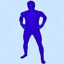 1 Bộ Trang Phục Hóa Trang Vô Hình Zentai Toàn Thân, Áo Liền Thân Lycra Spandex Zentai Dành Cho Người Lớn, Trang Phục Tàng Hình, Biểu Diễn Sân Khấu, - Màu xanh lam - Xem 14