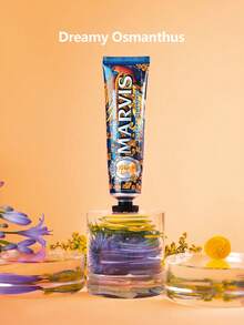 Marvis 75ml 夢幻桂花牙膏，含甜桂花與經典義大利薄荷，含氟與木糖醇，日常琺瑯護理，無防腐劑，純素，義大利奢華限量版牙膏，口腔護理，禮品組 75ml/2.54 Fl Oz - Dreamy Osmanthus - 查看 3