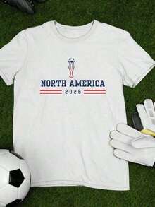 Camiseta de Fútbol 2026, Camiseta para el Día del Partido del Campeonato Internacional de Fútbol de EE. UU., Orgullo del Fútbol Copa de Naciones - Negro - Ver 10
