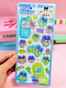 Pegatinas minimalistas de línea de unicolor, pegatinas decorativas elegantes y elegantes para scrapbooking, manualidades, uso diario, festivales y ceremonias - Multicolor - Ver 18