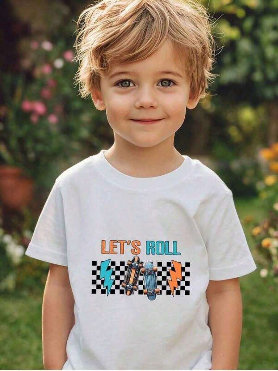 Camiseta Casual Blanca con Estampado S-Onic, Transpirable y Suave para Niños, S-Umwon Kids, Ropa de Verano para Adolescentes, Ropa para Niñas de 10 a 12 Años, Conjuntos de Pascua para Niños, Conjuntos de Verano para Niños, Playful Pals, Conjunto de Pascua para Niñas, 1 Pieza de Camiseta Blanca con Estampado de Cuadros para Niños, Cuello Redondo, Camiseta Casual de Algodón, Tejido de Punto de Elasticidad Media, Corte Regular para Niños y Niñas, Patrón de Alfabeto, para Primavera, Verano y Otoño, el Elegante Gráfico S-Onic Decora Esta Sencilla Camiseta Blanca para Niños. Tela suave de alta calidad y mano de obra fina, duradera para el uso diario de los niños. Regalos Personalizados, Regalos de Pascua para Niños, Regalos Especialmente Preparados para Fans de S-Onic, Recuerdos de Fiesta para Niños, Regalos para Niños, Amigos y Familiares. - Blanco - Ver 1
