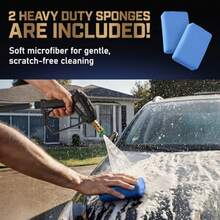 KOKK2O Pressure Washer Gun High-Performance Up To 5 000 PSI Car Wash Gun W/ 5 Nozzles For Stone Brick Metal Wood Glass Stubby Pressure Washer Handle W/ 2 Adapters 2 Sponges  Tape - Black - View 2