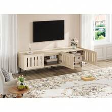 Television Stands & Entertainment Centers - Natural - View 2