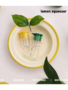 Spiral Manual Lemon Juicer, Portable Lemon Squeezer With Spout And Lid. Perfect For Making Cocktails And Cooking. - Multicolor - View 10