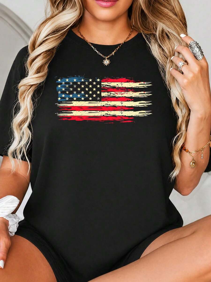 Impresión gráfica American Fl-ag angustiada, estilo vintage Grunge, rojo, blanco y azul, diseño de arte mural patriótico para decoración doméstica o de oficina.jpgRegalos personalizados: Camisetas para mujer con estilos modernos, hippies, casuales y minimalistas. Ropa masculina personalizada única, armarios cápsula, ropa básica/urbana para hombre. Regalos ideales para novios, familiares y amigos, adecuados para cumpleaños, vacaciones, colegio/competiciones, deportes/escalada, etc., también adecuados para la moda de otoño y actividades urbanas. Verano negro.