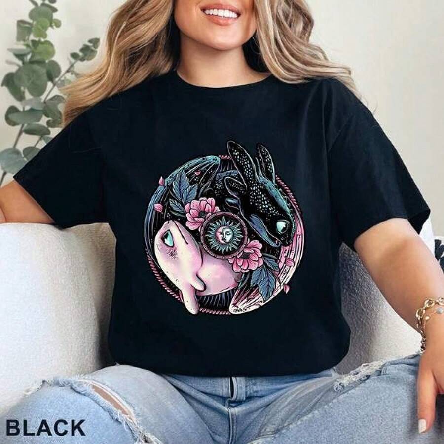 Women T-Shirts - Black - View 1