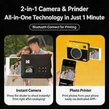 Kodak MiniShot3 Retro Instant Camera | Photo And Print In One, Automatic Lamination + Multiple Filters, Portable Output, A Must-Have For Students And A Perfect Gift For Holidays And Weddings. - View 5
