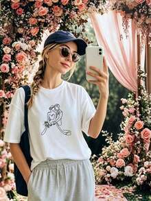 Women T-Shirts - Weiss - View 6