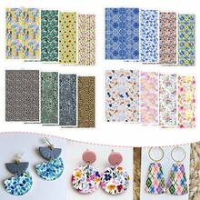 1pc Colorful Flower Leopard Pattern Print Polymer Clay Transfer Paper, Suitable For Creating Jewelry, Earrings, Transfer Paper DIY Handmade Mold - 1Pc - View 2