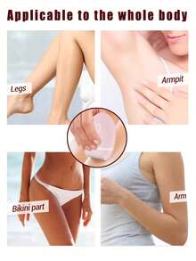 Máy cạo râu điện 3 trong 1 dành cho nữ, dụng cụ tẩy lông không đau, máy cạo lông toàn thân chống nước dùng cho mặt, chân và vùng bikini. - Nhiều màu - Xem 9