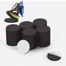 Evemodel 100pcs Miniature Magnetic Self-Adhensive 25mm Round Bases For Wargames - A - View 4