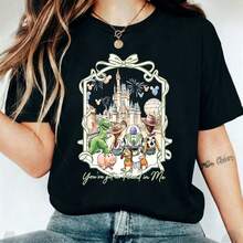Vintage Disney Toy Story 5 Coquette Bow  T-Shirt, Disneyworld Toy Story Tee, You've Got A Friend In Me Shirt, Woody Buzz Party ShirtDisneys Disneyland Paris The Magic Kingdom Disneyesque The House Of Mouse Mickey Mouse Empire Modest Summer Outfits Take That T Shirt Summer Coord Tops For Women Summer Summer Clothes Women Summer Clothes Summer Tops Summer Tops Women Summer Co Ord Summer Top Summer Outfits White Top Black Top Holiday Outfits For Women  Tops For Women Summer Holiday Gifts Valentine's Day Gifts Earth Day Gifts Oktoberfest Gifts Summer Bank Holiday Gifts - Black - View 1