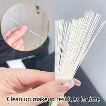 60/120pcs Ear Piercing Cleaning Sticks, Ear Piercing Cleaning Lines, Ear Care Set, Includes 60/120pcs Ear Piercing Cleaning Lines And Matching Cleaning Sticks With Cleaning Solution, Removes Odor And Dirt, Unisex, Prevents Ear Piercing Clogging; Suitable For Living Room, Bedroom, Bathroom, Travel Essential, Can Be Given As Wedding, Party, Birthday, New Year Gifts To Friends And Family, Also A Fun Accessory Small Gift, Fits Campus, Back To School, Home And Travel Scenarios; Also Available Ear Cleaner, Electric Ear Pick - Multicolor - View 11