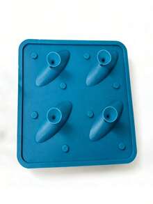1/2pcs Silicone Shark Shaped Tray, Includes 4-Cavity Mold Tray And 1 Funnel, Creative Animal 3D Shark Shaped Ice Cube Mold, Reusable And Stackable, Soft And Easy To Remove, Suitable For Ice Cubes, Whiskey, Cocktails, Desserts, Parties, Beer, Coffee, Easter And Holiday Decorations - A - View 13