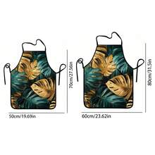 1pc, Grandma Illustration Pattern Polyester Apron, Suitable For Cooking, Baking, And Gardening - Can Be Used As Attire For The Kitchen And Dining - Multicolor - View 4