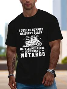 Men T-Shirts - 黑色 - 查看 6
