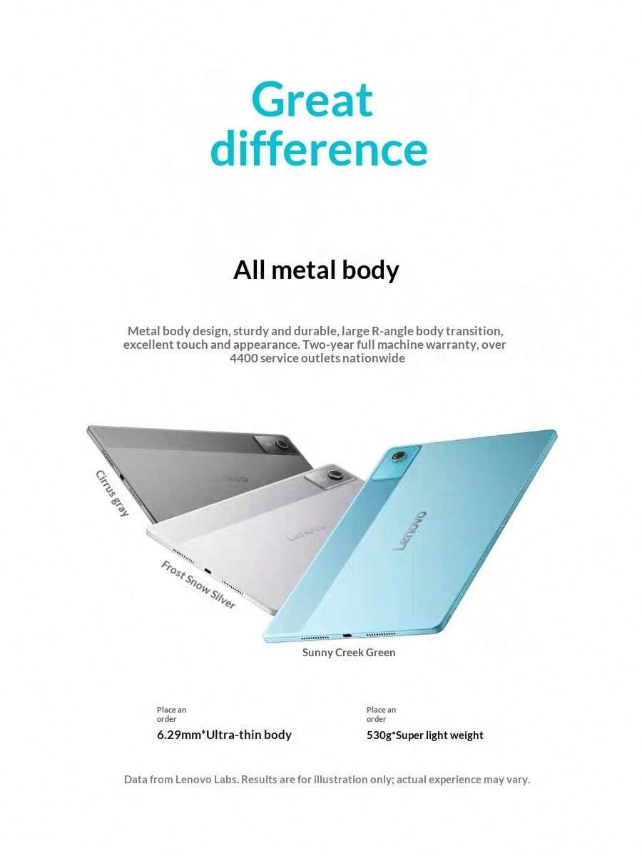 Lenovo 联想小新Pad 12.1 12.1英寸超高清大屏长续航护眼在线课程娱乐AI学生平板电脑 - 彩色 - 查看 1