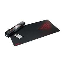 ASUS Mousepad ROG Sheath Extragrande Suave Superficie para Movimientos con precisión Base de Goma roja Antideslizante y los Bordes con Doble Bordado Ultra Resistente - Negro con diseno - Ver 4