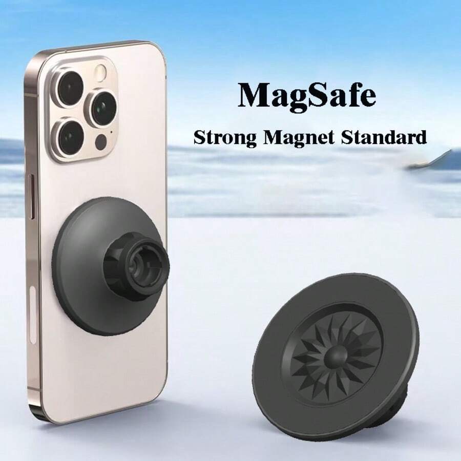 17mm 磁吸球頭替換件，適用於汽車手機支架、Magsafe 車用配件磁吸底座，可安裝於儀表板、桌面、汽車底座，強磁吸附 - 磁吸頭 - 查看 1