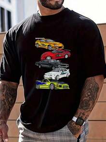Summer Men's Crew Neck T-Shirts Gym Leisure Holiday High Quality Men's Shirts Fashion Prints Men's Clothing Festival Sweatshirt Men's Sets Men's Gifts Mexico Local C2VC - 黑色 - 查看 7