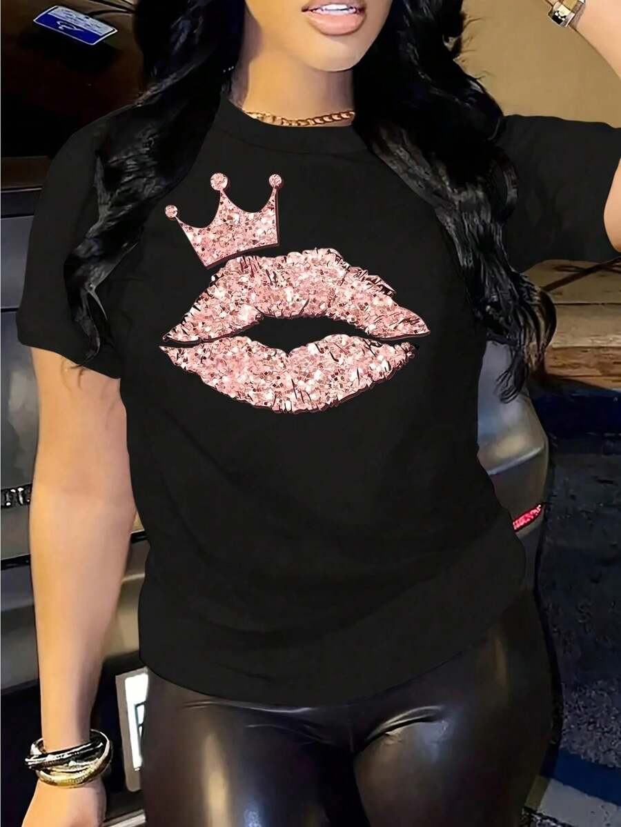Women T-Shirts - Black - View 1