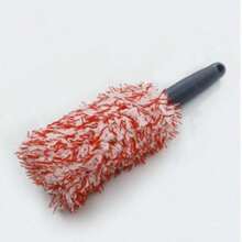 1pc Ultra-Fine Fiber Long Handle Tire & Wheel Cleaning Brush, Suitable For Cars - A - View 7