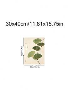 1 pieza Impresión de arte de hoja de loto Japandi, decoración Zen, arte botánico vintage de ginkgo, regalo de festival, adecuado para dormitorio, sala de estar, cocina, artes de pared, decoración de pared, decoración del hogar, decoración de la habitación, arte de pared en lienzo, pósteres, arte de pared con marco, marco opcional - 1 unidad - Ver 23