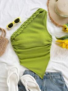 Blusa casual de vacaciones con estampado de vaca al estilo occidental, adecuada para bodas en la playa, fiestas de graduación, brunch, Día de San Patricio, vacaciones de primavera, Pascua, festivales de música, elegante estilo boho tropical - Verde 3 - Ver 3