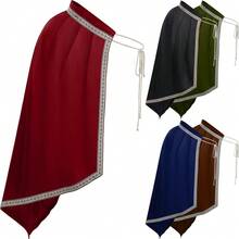 Cosplay Clothing - 251218 Blue Half-shoulder Cape - One Size - View 3