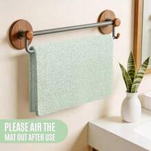 Shower Mats For Showers Anti Slip For Elderly, 32'' X 24'' Non Slip Bath Mat For Inside Shower, Bath Tub Mats For Bathroom Non Slip For Shower, PVC Loofah Bathroom Mats - Mint Green - View 8