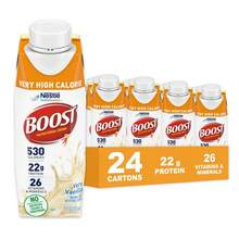 Nestle' Boost Very High Calorie Very Vanilla Nutritional Drink – 22g Protein, 530 Nutrient Rich Calories, 8 Fl Oz (Pack Of 24) - Vanilla - View 1