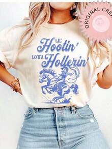 Camisetas Premium Casuales Unisex con Diseño Gráfico Vintage de Vaquero, Camiseta Retro de Vaquero de Talla Grande, Camiseta Lavada Vintage ©     Camiseta de vaquera, camisa estilo western, regalo para chica campestre, 100% algodón, camiseta de manga corta de gran tamaño, clásica, de algodón grueso, con estampado gráfico, top casual de manga corta para mujer, nueva camiseta elegante. - Negro - Ver 3