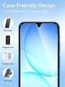 Bộ 3 miếng dán màn hình cường lực tương thích với Samsung Galaxy A57 A56 A55 A54 A53 A52 A51 A27 A26 A25 A17 A16 A15 A14 A07 A06, hỗ trợ mở khóa bằng vân tay. Cũng tương thích với Samsung Galaxy S26 S25 S24 Ultra S23 S22 S21 Plus. Chống trầy xước, không bọt khí, độ trong suốt cao, độ cứng 9H, thân thiện với ốp lưng, phụ kiện điện thoại trong suốt. - Trong sáng - Xem 8