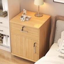 Archivero Organizador Oficina Cajón Gaveta Llave Archivero Organizador Debajo del Escritorio para Oficina en Casa, Archiveros con Cerradura - Amarillo - Ver 2