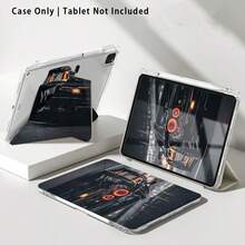 黑色跑車圖案彩繪效果平板保護殼，相容於 MatePad SE 11/MatePad 11/MatePad 11.5 2025/Pad 8/9/10/X8/X8A/X9/Apple 10th Gen/A16 11th Gen/Air/Pro 11 與 A9 - 彩色 - 查看 8