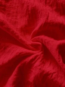 Camiseta de tirantes con cuello de halter y nudo en la espalda para mujer, adecuada para el verano - Rojo - Ver 7