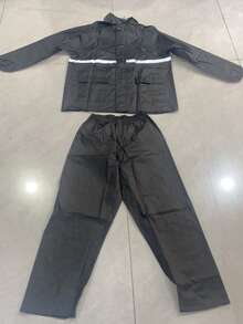 Impermeable separable para adultos, Ropa impermeable para bicicleta eléctrica de Body completo, Conjunto de pantalones impermeables para construcción/pesca, Ropa impermeable gruesa para exteriores - Impermeable dividido - Ver 20