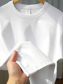Celebrating Our First Mother's Day Together, We Wish You A Happy Mother's Day! Mother's Day Gifts: A Short-Sleeve Crew Neck T-Shirt For Mom, Perfect For Spring And Summer - 白色 - 查看 4