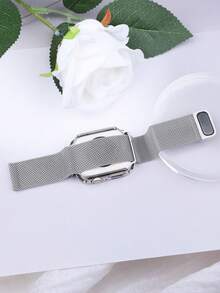 Tương thích với dây đeo và ốp lưng : Thời trang, mềm mại, thoáng khí và có thể điều chỉnh. Sản phẩm có dây đeo từ tính bằng thép không gỉ dệt tròn và ốp lưng PC kính cường lực chống rơi, chống trầy xước 2 trong 1. Tương thích với các dòng Ultra, 11/10/9/8/7/6/5/4/SE và 40/41/42/44/45/46/49mm. Dây đeo kiểu Milanese và ốp lưng tối giản mang lại trải nghiệm đeo thoải mái. - Bạc - Xem 10