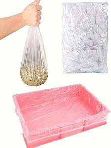 50 tấm lót mỏng bằng nhựa co giãn dùng cho lồng thỏ, khay chim, lồng chuột hamster, đồ dùng cho thú cưng, thảm lót khay, dễ vệ sinh. - Nhiều màu - Xem 6
