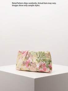 (隨機圖案) 女款手拿包、亮片包、花卉圖案、刺繡包、百褶包、晚宴派對、派對穿搭、舞會包、舞會配件、婚禮用品、優雅女款錢包、女性禮物 - 彩色 - 查看 2