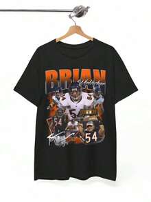 Colors Benito Bowl Short Sleeve T-Shirt, Vintage Football Graphic T-Shirt, Match Day T-Shirt, Retro Sports Fan Top, 100% Cotton. - 黑色 - 查看 6