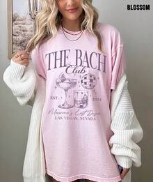Camisetas Personalizadas para Despedida de Soltera con Temática de Cócteles, Última Fiesta de Soltera Disco, Camisetas a Juego para Damas de Honor, Personalizadas de Lujo para Club Social Disco Bach - Blanco - Ver 3