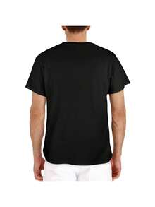 Camiseta unisex con diseño de calavera de gato y la frase "Mamá Gato Blanco", un excelente regalo para Navidad, Halloween o el Día de Acción de Gracias.Esta camiseta unisex está hecha de tela suave y cuenta con cómodas mangas cortas negras. - Negro de medianoche - Ver 4