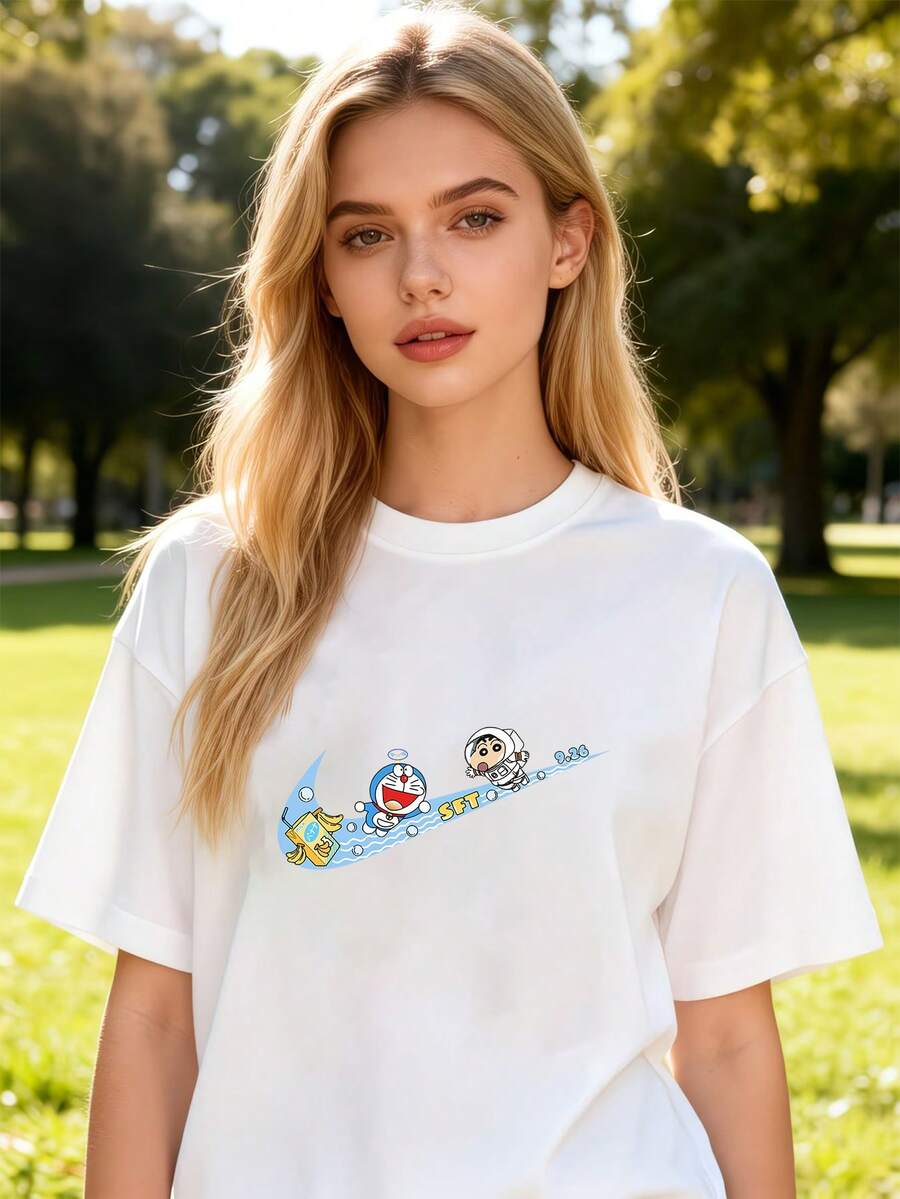 Women T-Shirts - White - View 1